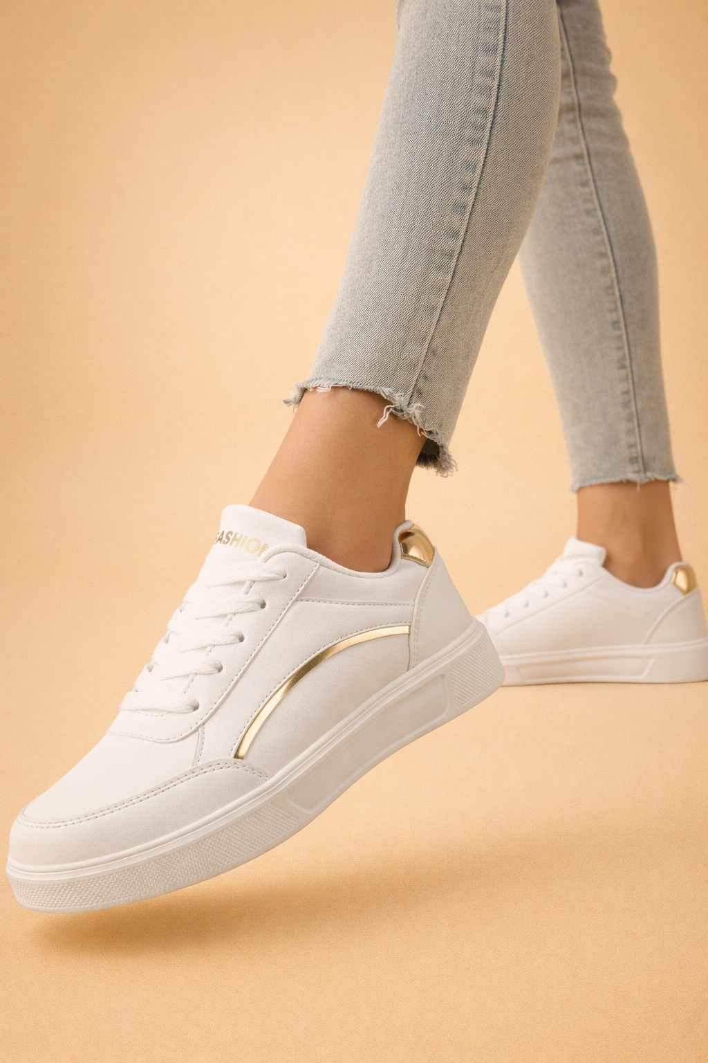 Modische Damen Freizeit Sneaker, leicht, rutschfest und komfortabel für jeden Tag.
