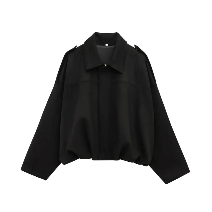 Elegante Damen Bomberjacke mit Reißverschluss, stylische Oberbekleidung für einen lässigen oder modischen Look.