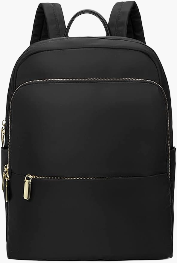 Damen Business Rucksack (hinten) von Frau getragen, bequem & praktisch für Pendeln & City-Alltag.