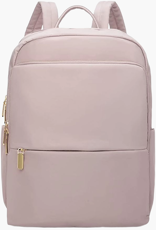 Geräumiger Damen Rucksack mit speziellem Laptopfach (innen), ideal für Business & Uni.
