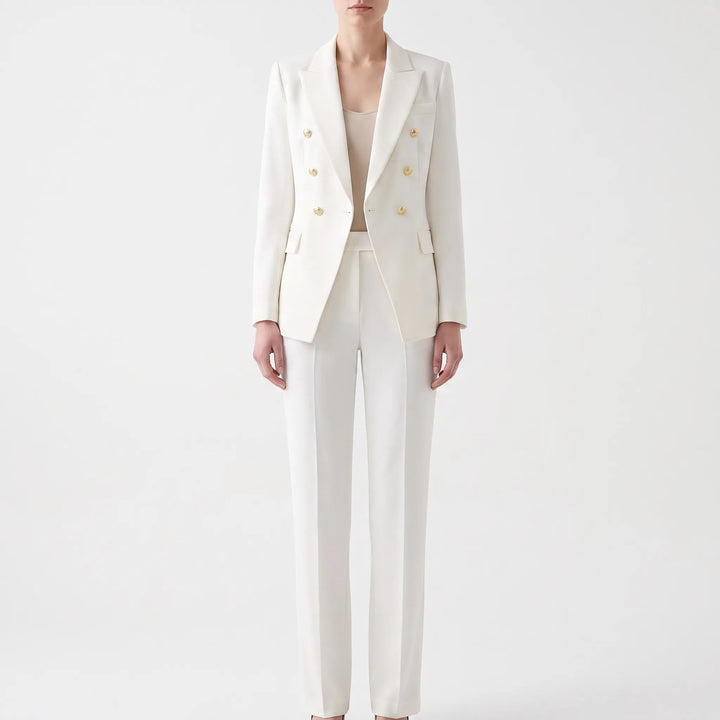 Damen Zweiteiler Hosenanzug Tracey, ideal als Büro Outfit. Moderner Business Look, bequeme Passform.