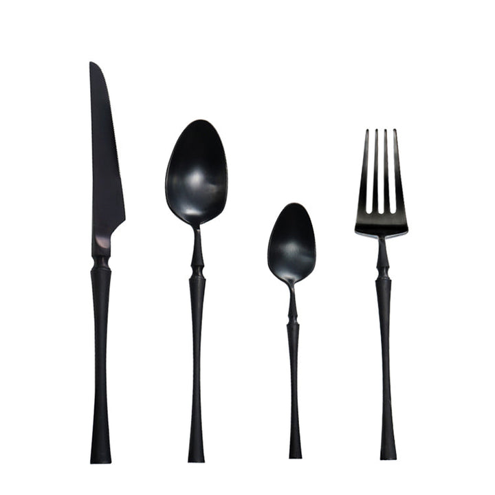 Edelstahl Essbesteck Set (24-teilig) als elegantes Geschenk für Küche, Tischkultur und besondere Anlässe.