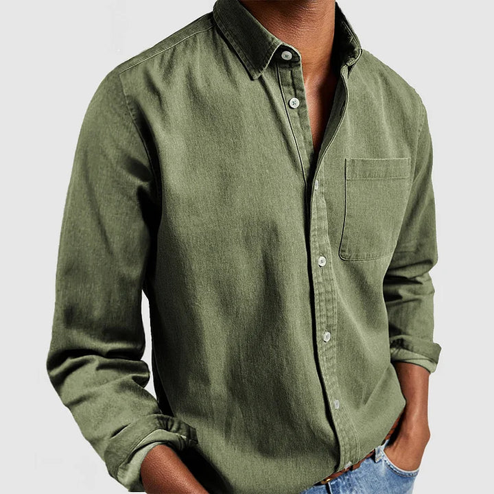 Vielseitiges Herren Freizeithemd Henrik für Sommer, Urlaub oder Büro. Locker & modern für Casual Looks.