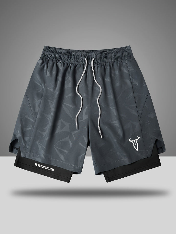 Flexible Herren Sportshorts. Maximale Bewegungsfreiheit beim Training, Laufen und Workout. Sehr bequem.