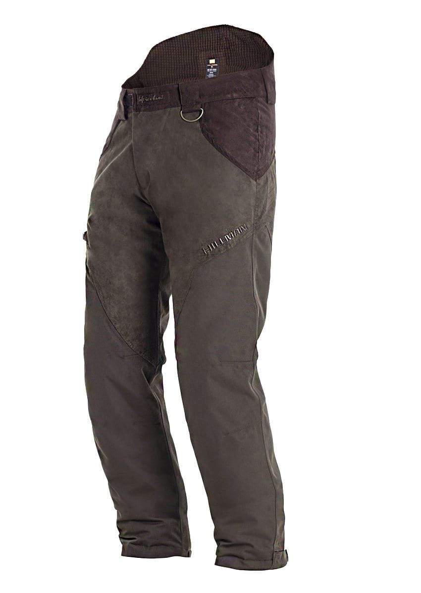 Graue Herren Jagdhose, wasserdicht & atmungsaktiv. Leichte, geräuscharme Outdoorhose für Jagd & Wandern.