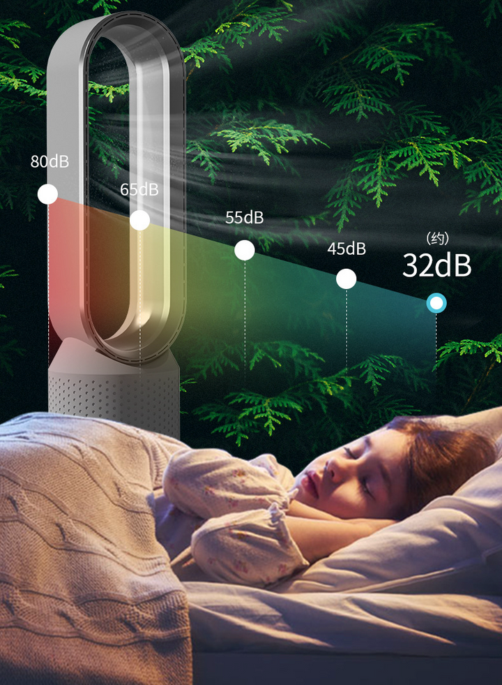 AirPure Schreibtisch-Luftkühler & Ventilator für konzentriertes, kühles Arbeiten im Sommerbüro.