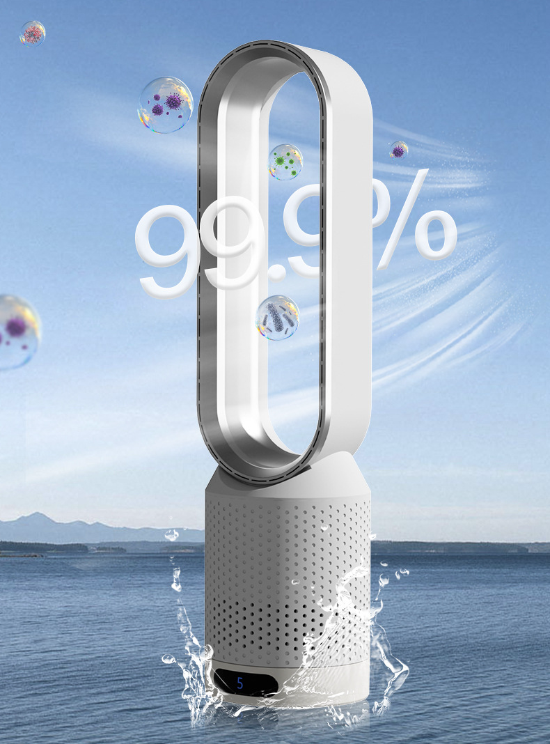 Leiser AirPure 3-in-1 Luftkühler für ungestörten Schlaf und konzentriertes Arbeiten ohne Hitzestress.