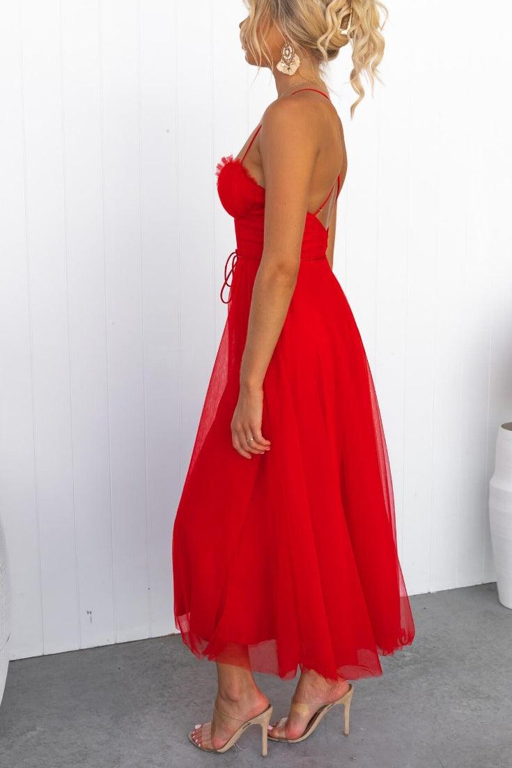 Klassisches Damen Maxikleid, ärmellos, Träger, knöchellang, zeitlose Eleganz.