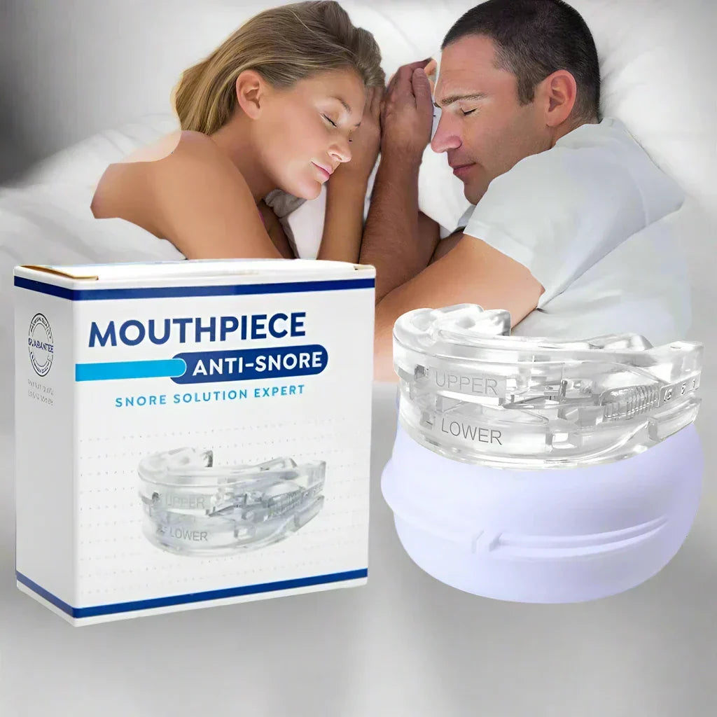 Unisex Anti-Schnarch-Mundschutz für ruhigen Schlaf, effektiv gegen Schnarchen und für bessere Nachtruhe.