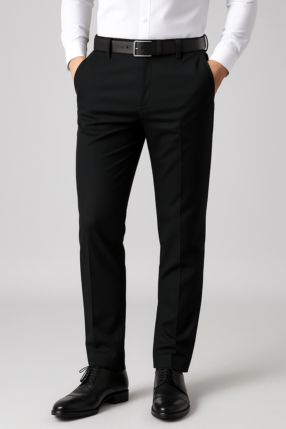Elegante Slim Fit Stretch-Herrenhose für Herren. Komfortable Business- und Freizeithose mit modernem Schnitt.