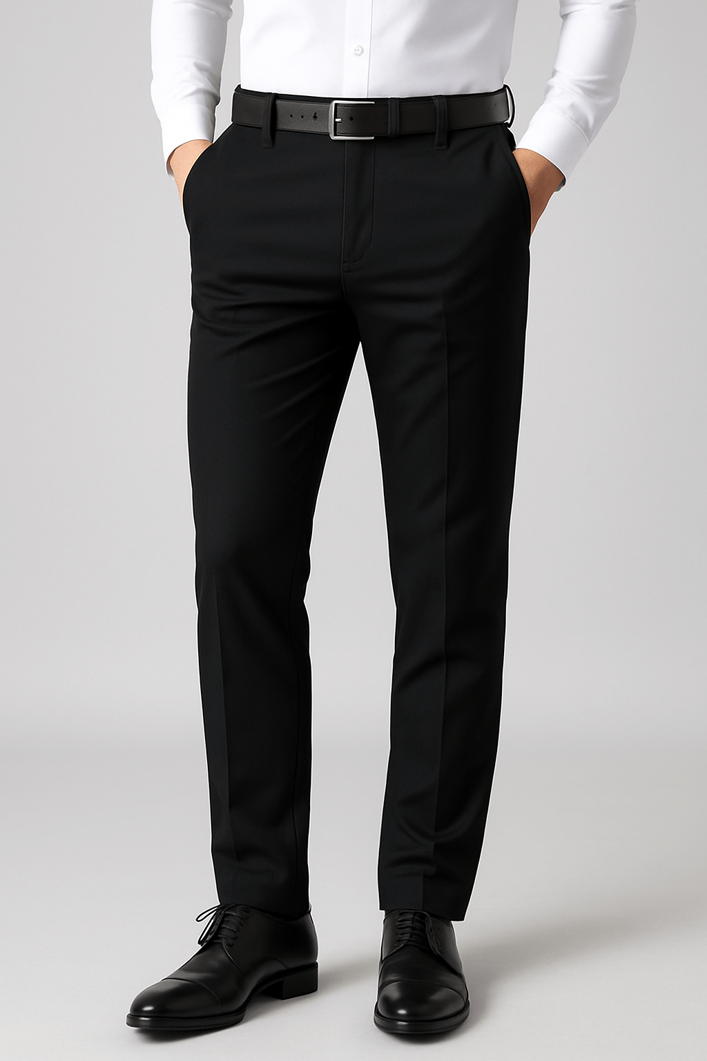 Elegante Slim Fit Stretch-Herrenhose für Herren. Komfortable Business- und Freizeithose mit modernem Schnitt.