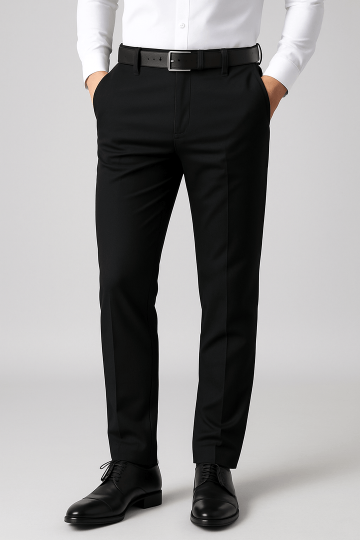 Elegante Slim Fit Stretch-Herrenhose für Herren. Komfortable Business- und Freizeithose mit modernem Schnitt.