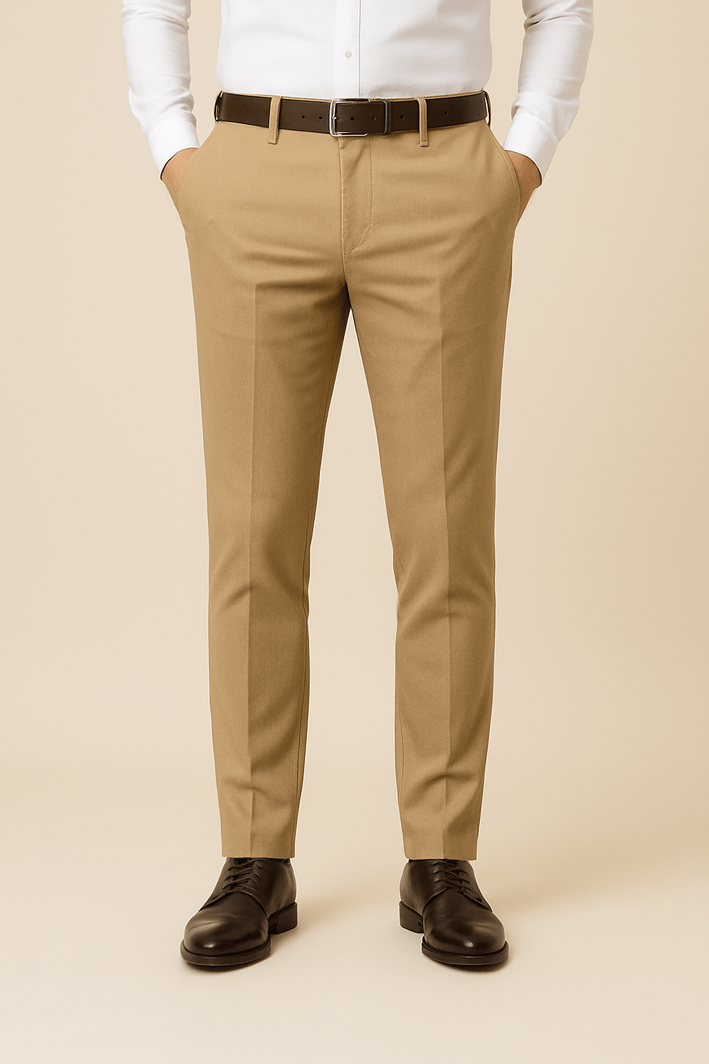 Schicke, moderne Slim Fit Bürohose für Herren. Komfortable Stretch-Stoffhose im Smart Casual Look.