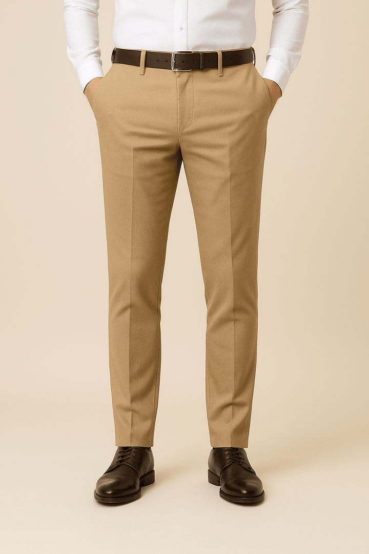 Schicke, moderne Slim Fit Bürohose für Herren. Komfortable Stretch-Stoffhose im Smart Casual Look.