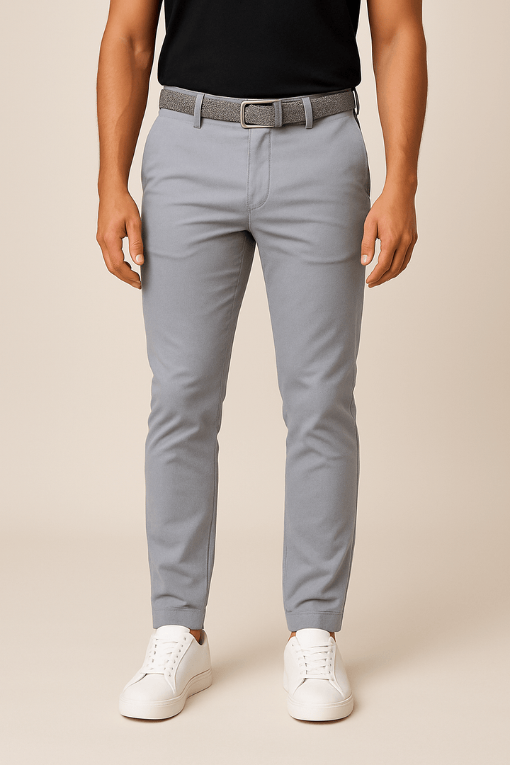 Dunkelgraue Herren Stretchhose für maximalen Komfort in Freizeit und Alltag, bietet flexible Bewegungsfreiheit.
