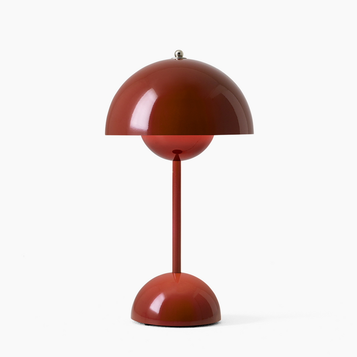 Kabellose dimmbare LED-Tischlampe AuroraGlo, modernes Design für Akzent- und Ambientebeleuchtung.