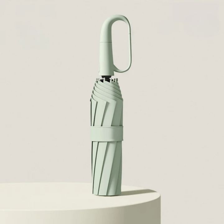 Wasserdichter Taschenschirm mit Reflektor, schnell zu öffnen, schützt zuverlässig vor Wind und Regen.