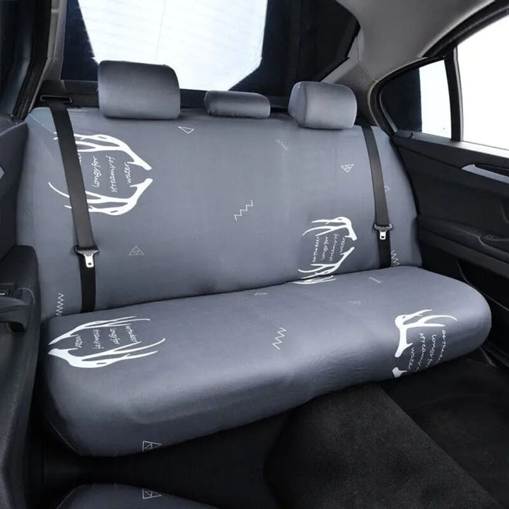 Robuster Hunde Rückbank Schutzbezug für Auto, universell passend für sicheren Transport von Haustieren.