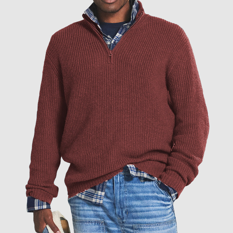Stilvoller Herren Business Casual Pullover aus Kaschmir. Perfekt für Freizeit, Büro & Herbst/Wintermode.