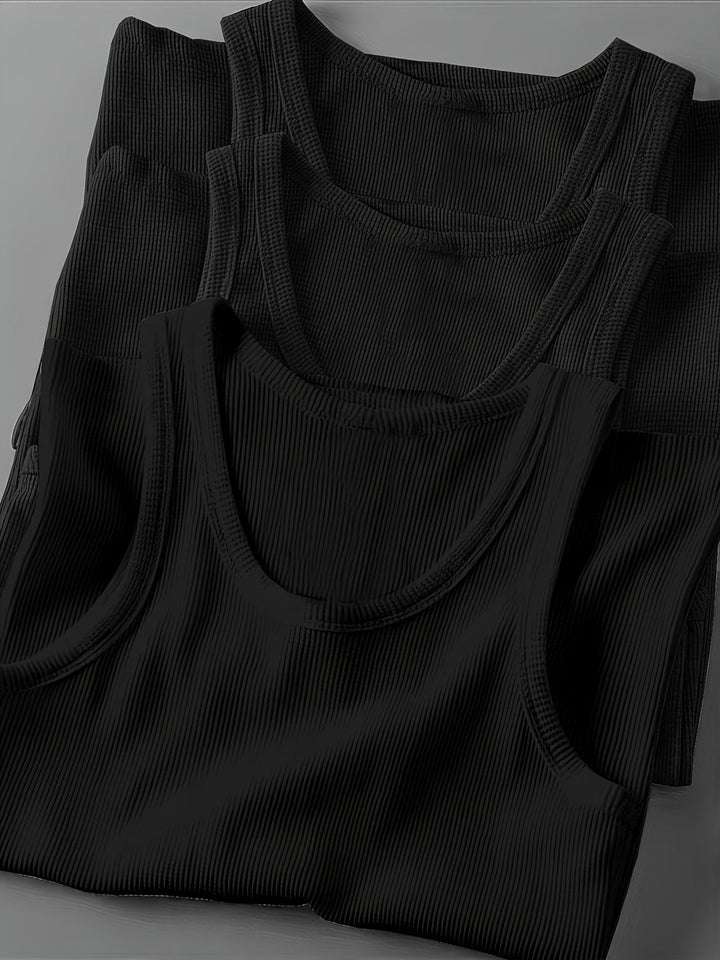 Sportliches Herren Muskelshirt Set für Fitness-Training, Sommer & lässige Freizeitaktivitäten.