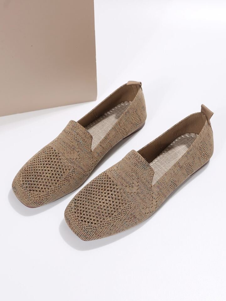 Damen Ballerinas Isabella: Orthopädische Komfortschuhe aus Strick, antirutsch & atmungsaktiv, perfekt für den Sommer.