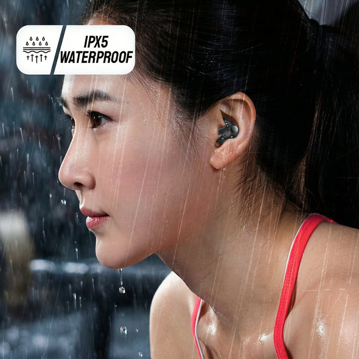 Ergonomische In-Ear Schlafkopfhörer für Seitenschläfer, mit praktischer Touch-Steuerung.