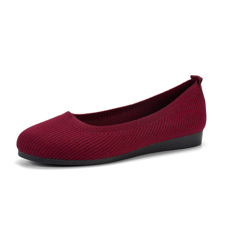 Zeitlose orthopädische Ballerinas Mia für Damen, in Schwarz, mit Komfortsohle für maximalen Komfort.