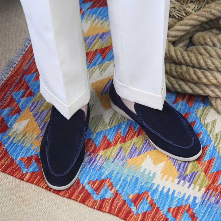 Leichte Herren Sommerschuhe: atmungsaktive Slip-On Slipper, ideal für warme Tage & Komfort.