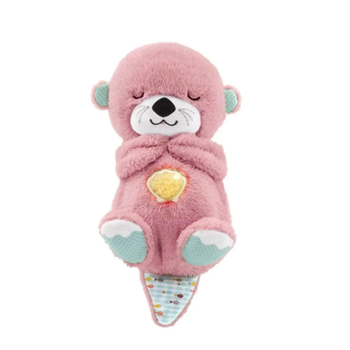 Weicher, atmender Plüsch-Otter als Schlafhilfe & Kuscheltier für Babys. Mit beruhigenden Melodien & sanftem Licht.