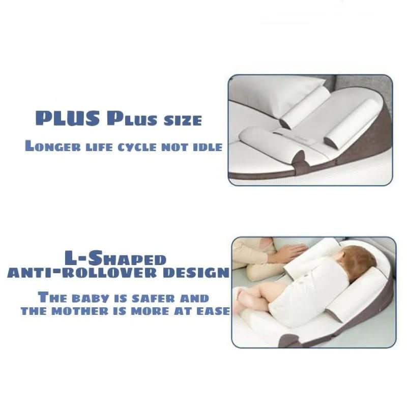 Babykissen für Seitenschläfer: Anti-Reflux-Design zur Unterstützung von Neugeborenen, atmungsaktiv & komfortabel.