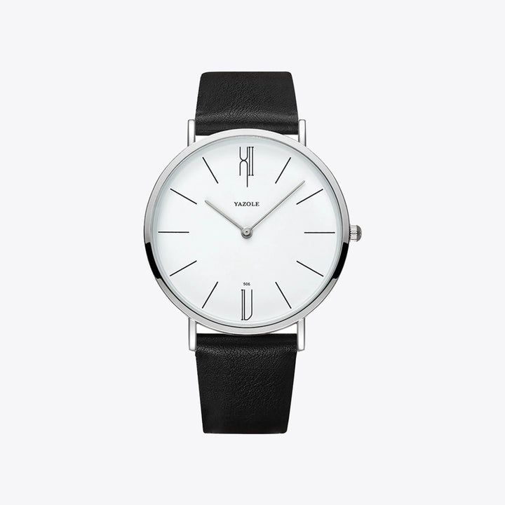 Hochwertiges Lederarmband einer klassischen Herren Armbanduhr. Elegant, langlebig und stilvoll.