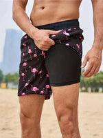 Schwarz Flamingo