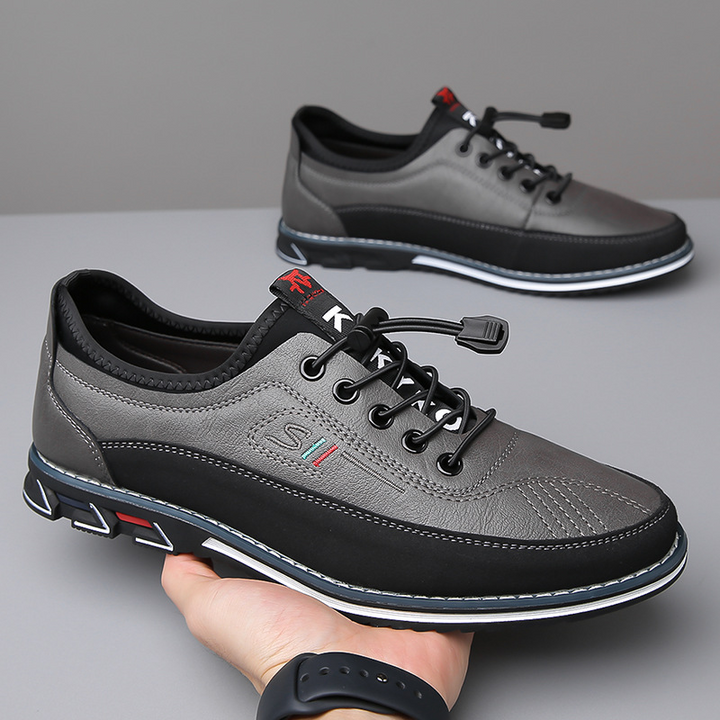 Klassische braune Herren Freizeitschuhe, elegant & komfortabel, hochwertige Verarbeitung.