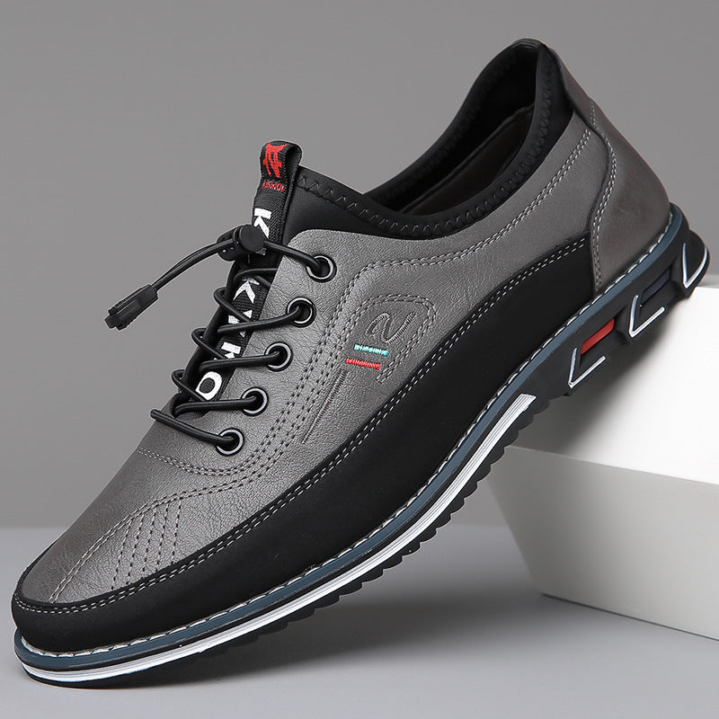 Moderne graue Herren-Sneaker, perfekt für Alltag & Freizeit, sportlich-elegant.