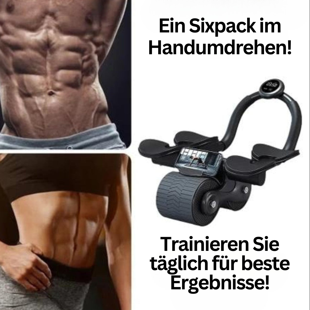 Der CoreRoller Max trainiert gezielt Bauch- & Rumpfmuskulatur; Ihr Ab Roller für starkes Sixpack & Core-Training.