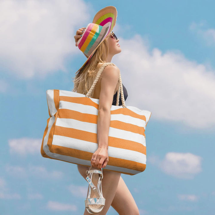 Praktische Damen Strandtasche, sandabweisend & wasserdicht, leicht faltbar. Ideal für jeden Ausflug oder Urlaub.