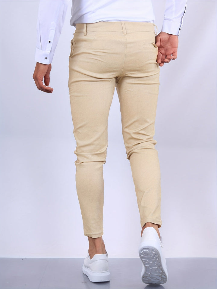 Premium Herren Chino Noah Hose: Komfortabel, stilvoll und ganzjährig tragbar für Männer.