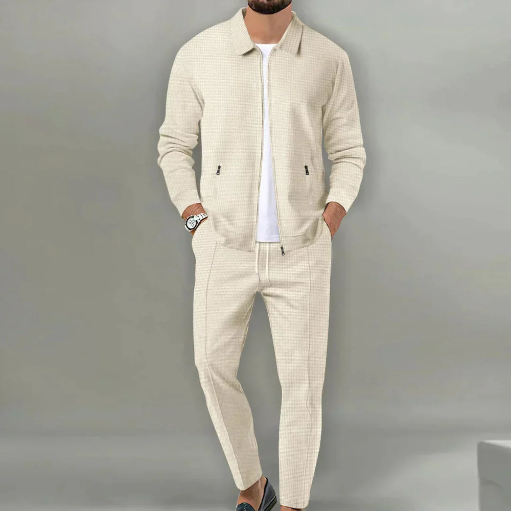 Vielseitiger Herren-Zweiteiler aus Blazer & Hose. Perfekt für Business, Freizeit & stilvolle Casual-Outfits.