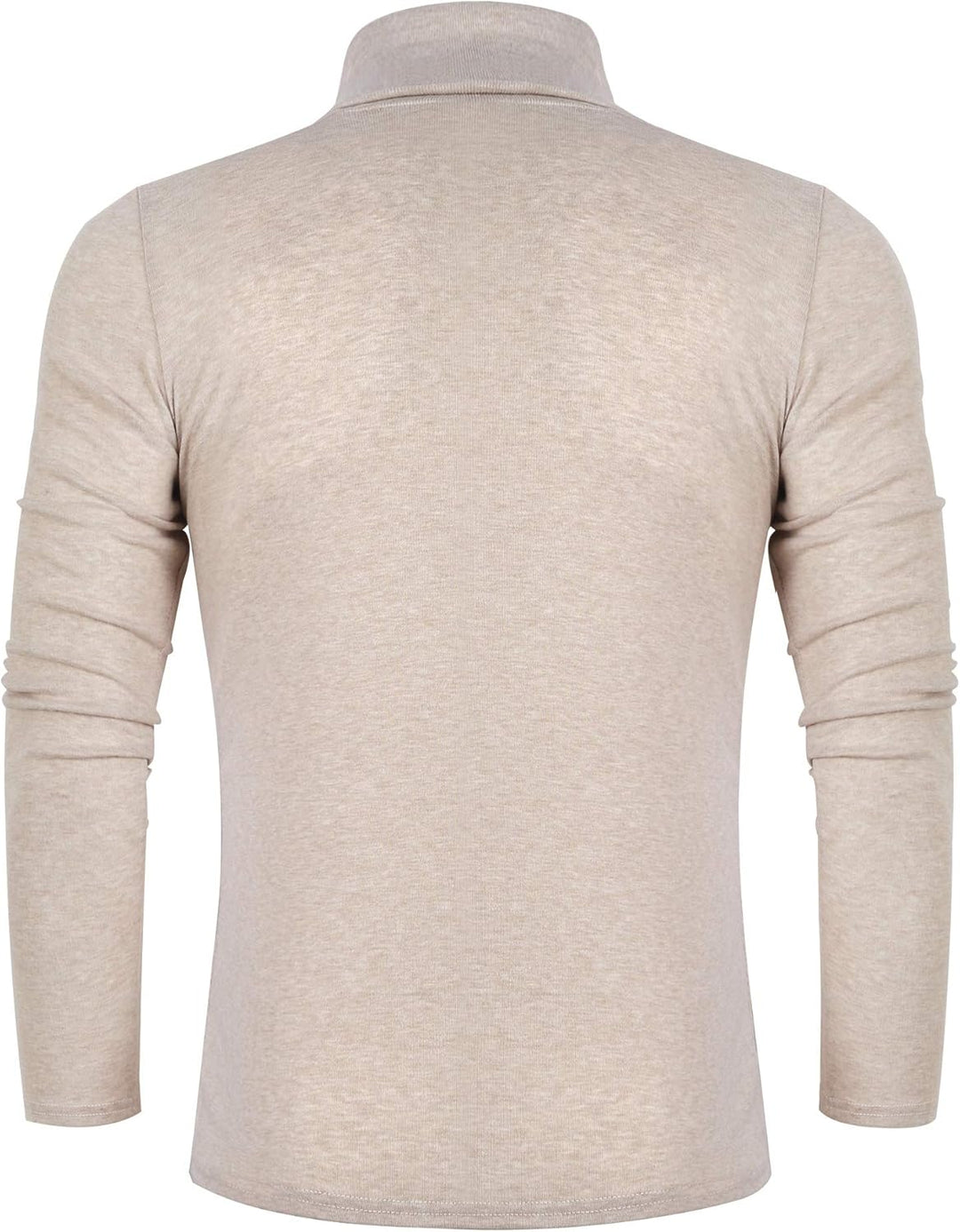 Moderner Herren-Pullover mit Rollkragen, langarm, ideal für stilvolle Winter-Outfits.