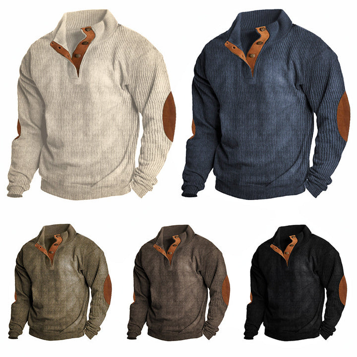 Herren Outdoor Pullover, warm & stilvoll für Herbst & Winter. Komfortable Männerkleidung für Abenteuer.