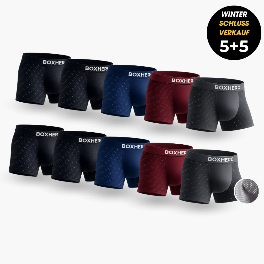 Atmungsaktive Herren Boxershorts aus weichem, feuchtigkeitsregulierendem Material, perfekt für aktiven Lifestyle.