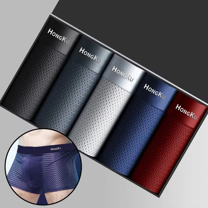 Bequeme Herren Boxershorts in modernem Design für Alltag & Freizeit. Komfortable, einfarbige Unterwäsche.