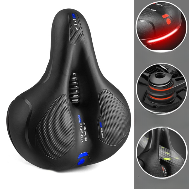 Ergonomischer Tourensattel für Fahrräder, schmerzfrei & komfortabel bei langen Fahrten.