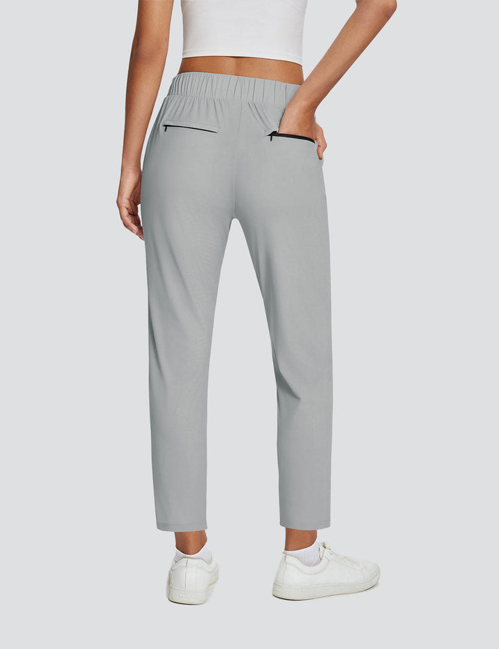 Komfortable Damen Freizeithose aus Leinen mit High-Rise & UPF 50, vielseitig mit nützlichen Taschen.