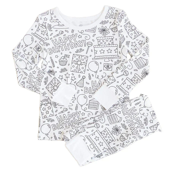 DreamArt Kinder Malpyjama, weicher Schlafanzug zum Bemalen, fördert Kreativität & Fantasie der Kids.