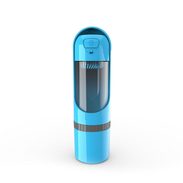 Hochwertige Hunde-Reiseflasche mit Futter- & Wasserfunktion. Zuverlässiges Tierzubehör für unterwegs.