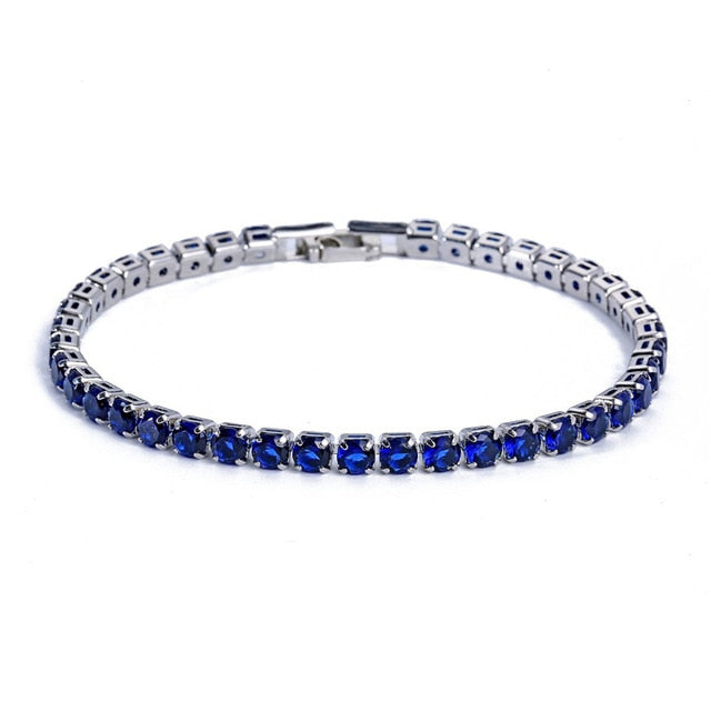 Zeitloses Zirkonia-Armband, schlicht und glamourös. Ein elegantes Accessoire für Damen und Herren.