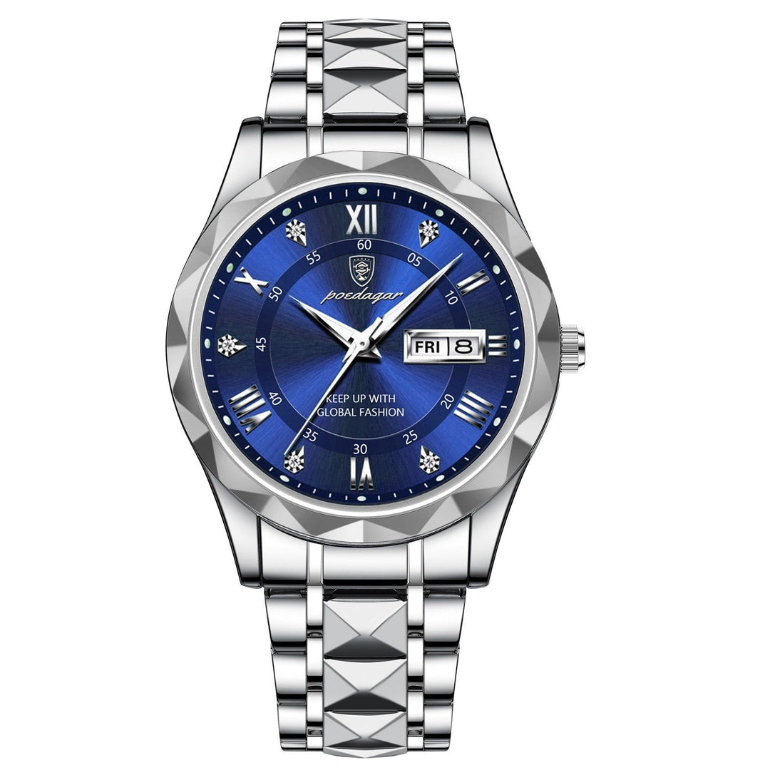 Modische Herrenuhr, die zeitlose Eleganz mit modernem Komfort vereint.