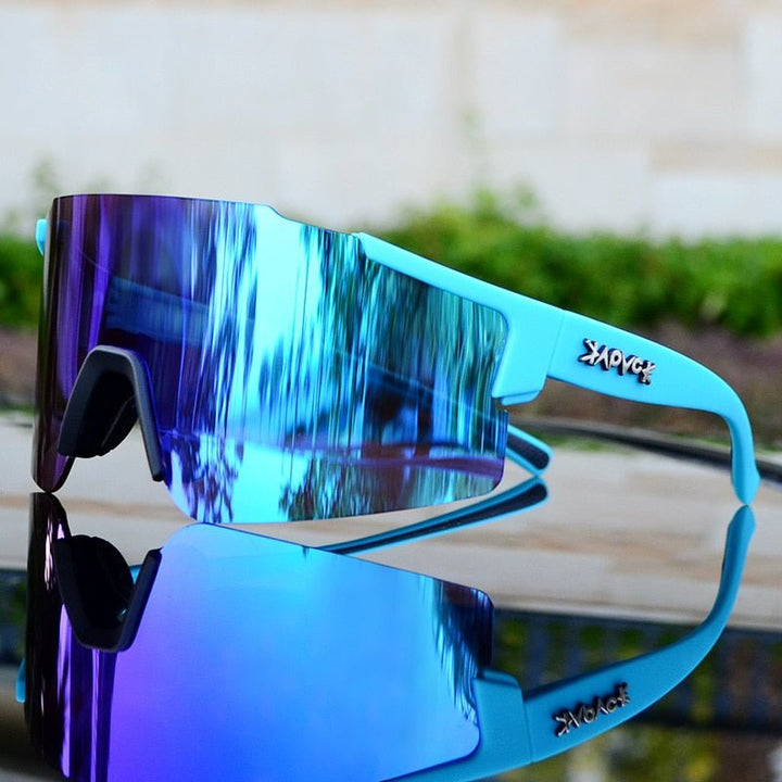 Vielseitige Unisex Sportbrille. Fahrrad-Sonnenbrille mit UV-Schutz für Radsport, Laufen & Outdoor.