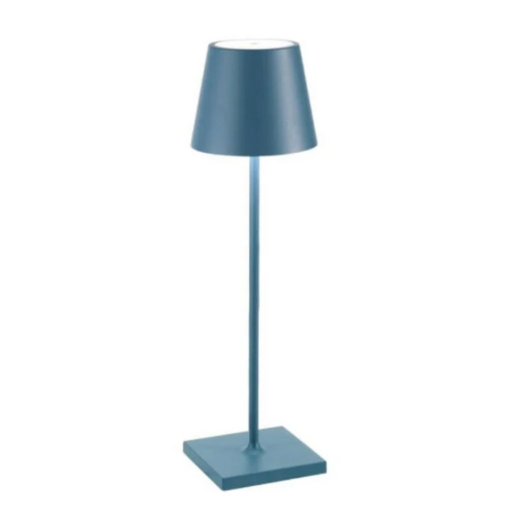 Kabellose LED-Tischlampe LumiFlex, Touch-Dimmfunktion, stylisches Wohnzimmer-Accessoire.